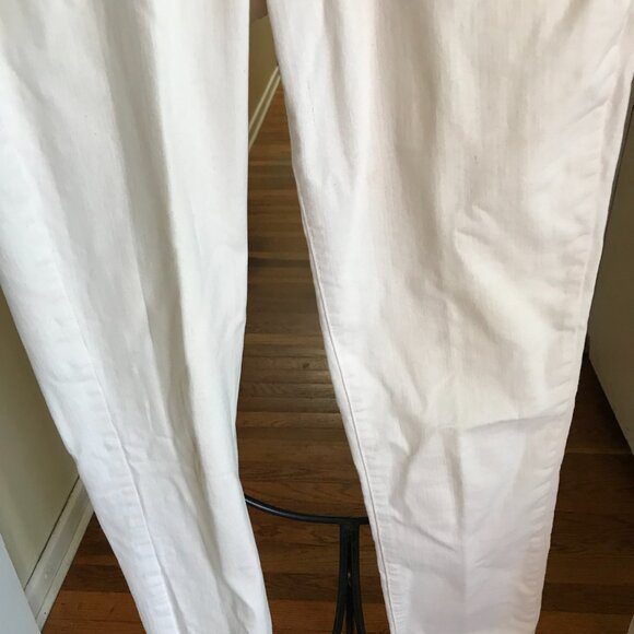 NYDJ JEANS SIZE 6L  SUPER SKINNY MADE IN USA CREAM COLOR - Picture 2 of 5